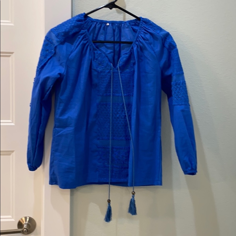 Blue blouse size L  New never worn